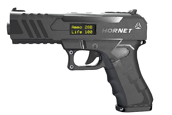 Pistola con etiqueta láser Hornet